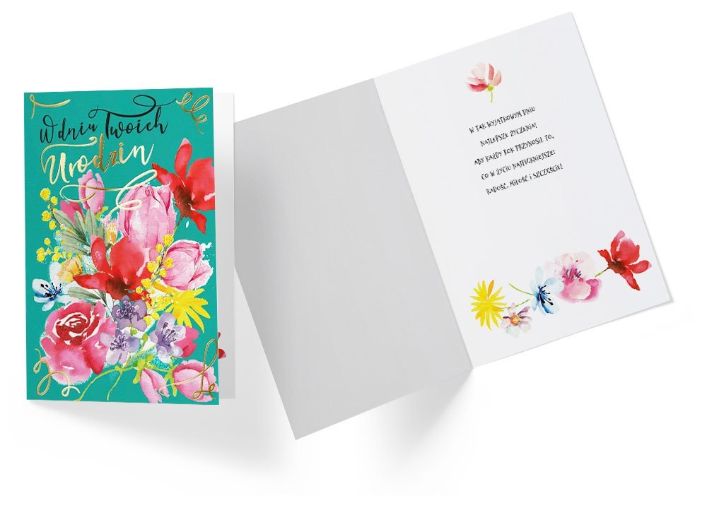 CARNET CUMPLEAÑOS B6 CON FLORES KOP KUKART PR-244 PASSION CARNETS - CARNETS